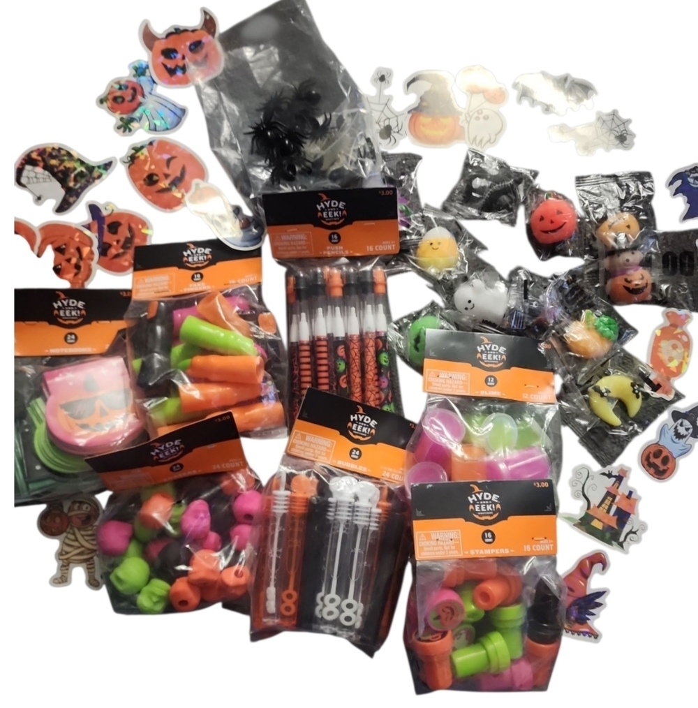 🎃10 Quality Prefilled Halloween Pumpkin Party Favor Bags That Kids Will Love☠️ - Picture 3 of 9